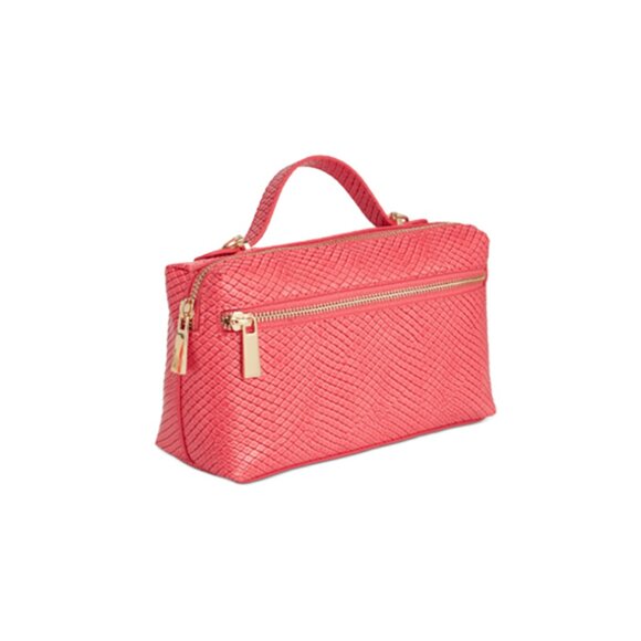 On 34th Allikay Embossed Crossbody Bag - Pink - Picture 2 of 9